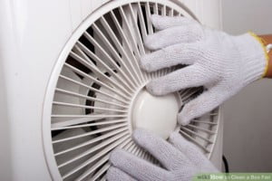 Replace the parts of window fan