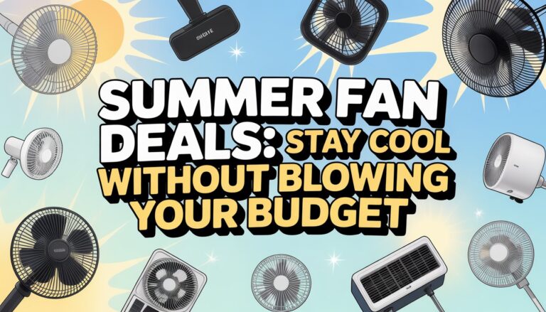 Summer Fan Deals: Stay Cool Without Blowing Your Budget