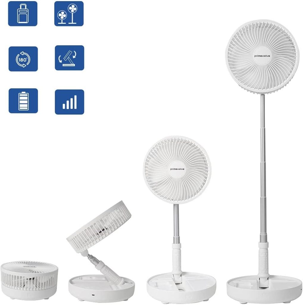 Primevolve 8.7 Inch Portable USB Fan