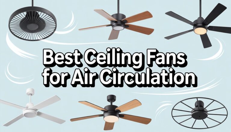 Best Ceiling Fans for Air Circulation That Won’t Blow Your Socks Off