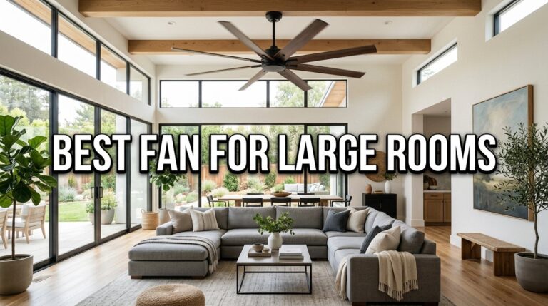Best Fan for Large Rooms: Move Air So Fast Your Curtains Will Retire