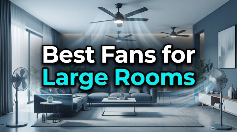 Best Fans for Large Rooms That Won’t Leave You Sweating