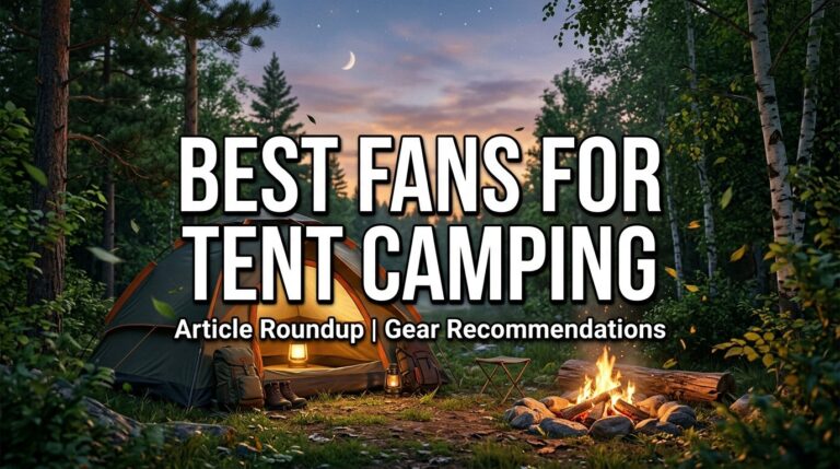 Best Fans for Tent Camping to Keep You Cool, Calm, and Camping