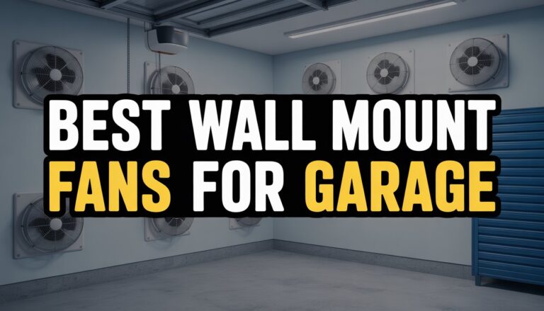 Best Wall Mount Fans for Garage: Stay Cool While Avoiding DIY Windmills