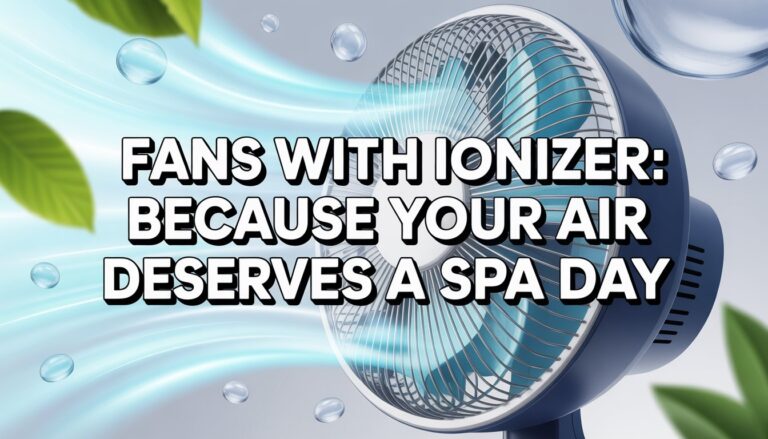 Fans with Ionizer: Because Your Air Deserves a Spa Day