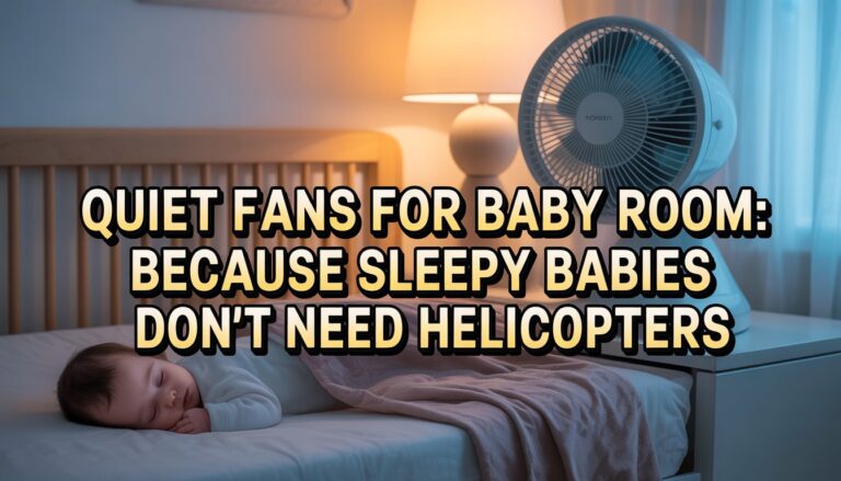 Quiet Fans for Baby Room: Because Sleepy Babies Don’t Need Helicopters
