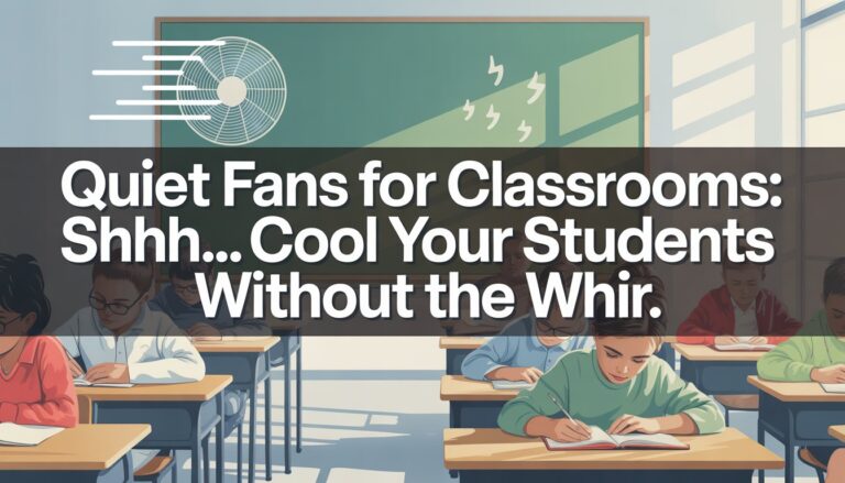 Quiet Fans for Classrooms: Shhh…Cool Your Students Without the Whir