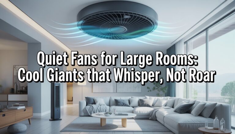Quiet Fans for Large Rooms: Cool Giants That Whisper, Not Roar