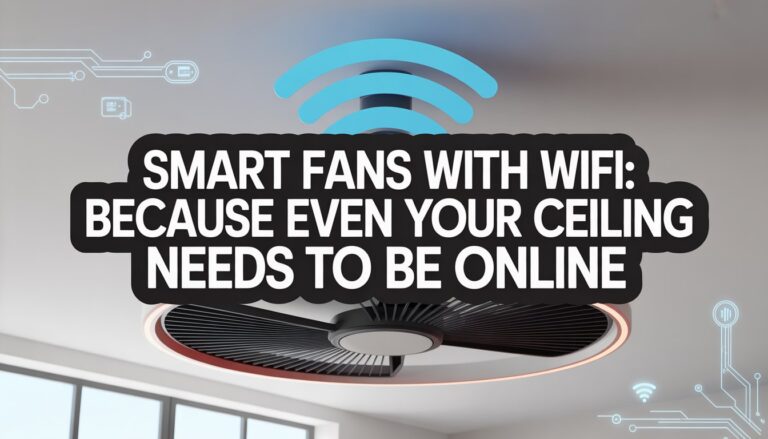 Smart Fans with WiFi: Because Even Your Ceiling Needs to Be Online